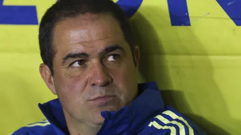 André Jardine en un partido del Club América en el Estadio Azulcrema.