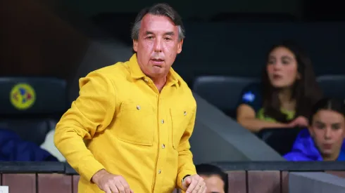Emilio Azcárraga en un partido de la Liga MX del Club América.