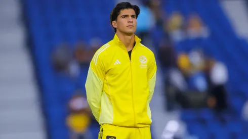Ralph Orquín, previo a un partido de la Liga MX con el Club América.