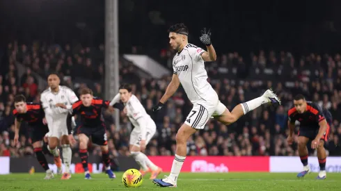 Raúl Jiménez viene de convertir un gol en la Premier League