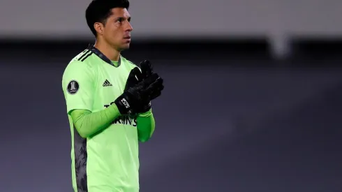 Enzo Pérez: el encargado del arco de River en un encuentro memorable