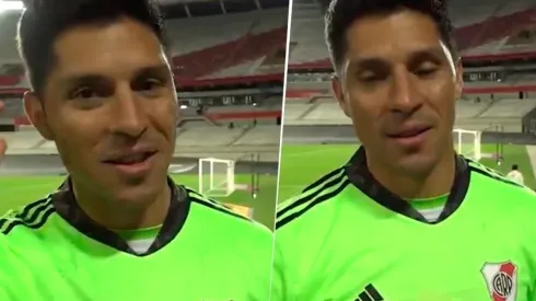 El video de Enzo Pérez hablándole a los hinchas cuando terminó el partido