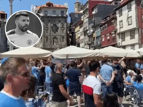 Video: los hinchas del City cantan por un jugador argentino, pero no es el Kun Agüero