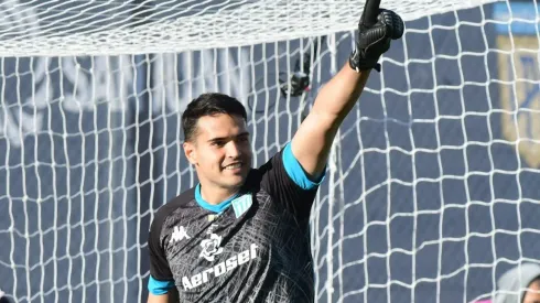 Gastón Gómez, arquero de 25 años, fue la figura de Racing vs. Boca.