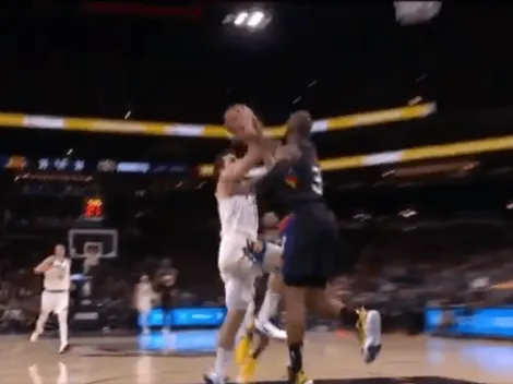 Video: a Campazzo le hicieron un tapón polémico en el mal arranque de Denver