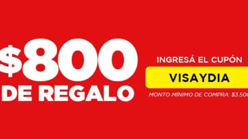 800 pesos de regalo en Supermercado Día: 6 días para obtenerlos