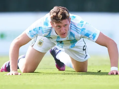 Adolfo Gaich hizo 15 goles en sus últimos 20 partidos en la Selección Argentina juvenil