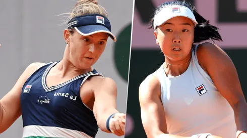 Nadie Podoroska juega contra Ann Li por la Primera Ronda de Wimbledon (Fuente: Getty Images)