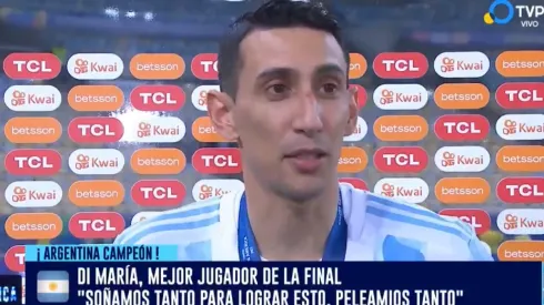 Lo contó él: qué le dijo Messi a Di María antes de la final