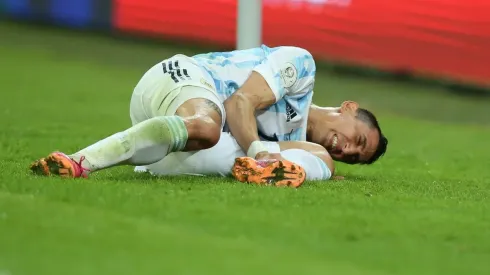 Eternamente agradecidos: así estaba el tobillo de Di María en la final ante Brasil