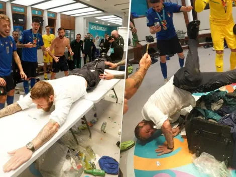 Video: De Rossi enloqueció en el vestuario de Italia campeón