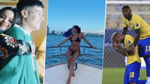 Video: Duki casi le come la boca a la novia de Neymar y después le mando un beso por stream