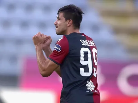 Locura total: Gio Simeone metió cinco goles y Cagliari ganó 16-1