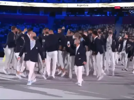 En ustedes confiamos: así desfiló Argentina en la ceremonia de apertura de Tokio 2020
