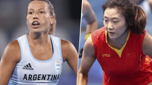 Argentina vs. China por el hockey femenino de Tokio 2020. (Fotos: Getty Images).