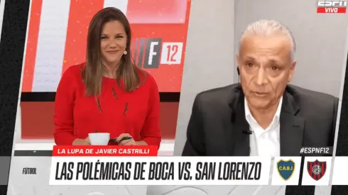 Castrilli mostró las decisiones arbitrales que complicaron a Boca.
