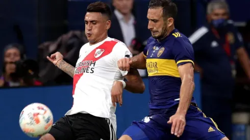 Matías Suárez y Carlos Izquierdoz (Foto: Getty Images)