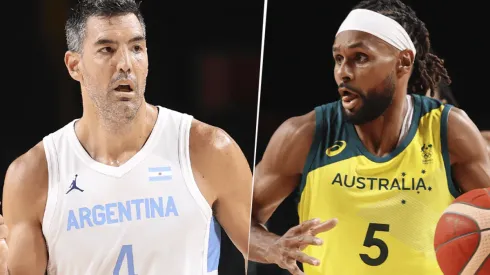 Argentina vs. Australia por los cuartos de final del básquet de Tokio 2020. (Fotos: Getty Images).