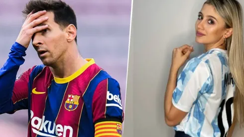 Las reacciones de Morena Beltrán en Twitter sobre la partida de Messi