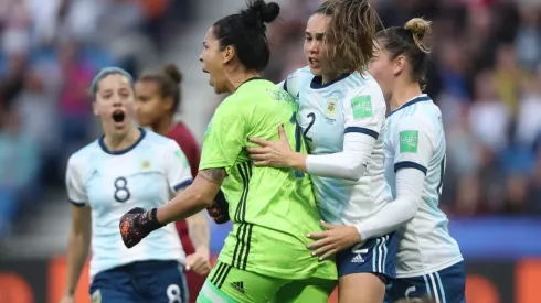 La Selección Argentina Femenina haciendo historia décadas más tarde en el Mundial de 2019 (Foto: Getty Images)
