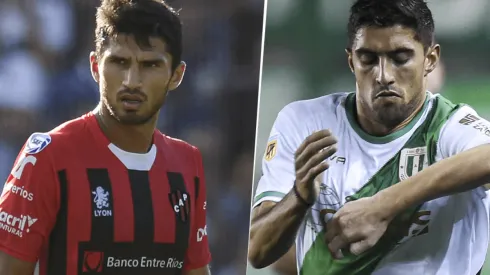 Patronato, con Leandro Marín, y Banfield, con Juan Pablo Álvarez, se enfrentarán por la Liga Profesional. (Fotos: Getty).