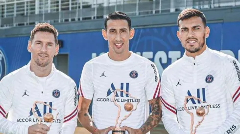 Paredes mostró el reconocimiento del PSG para los argentinos campeones de América