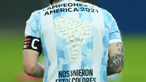 Es hermosa: así luce la camiseta argentina con el parche de campeón de la Copa América