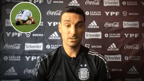 Scaloni habló de Messi.