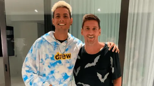 Coscu fue a ver a la Selección y tiró un tuit después del gol de Messi