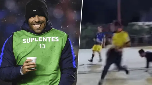 Carlitos y un golazo en su barrio.