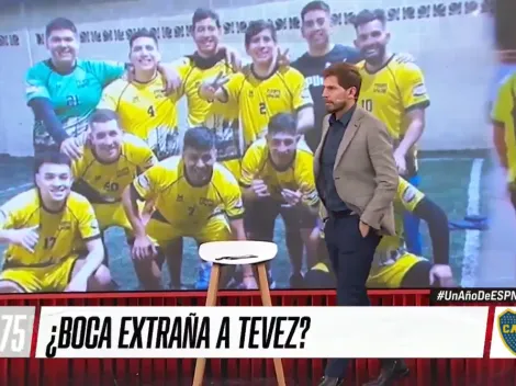 Vignolo desafió a Tevez en vivo: "Le doy dos goles de ventaja"