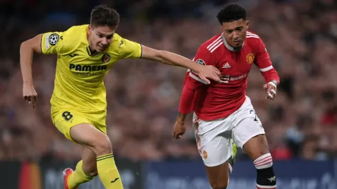 Foyth neutralizó a Sancho durante todo el partido.