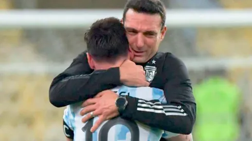Scaloni contó los detalles del recordado abrazo con Messi