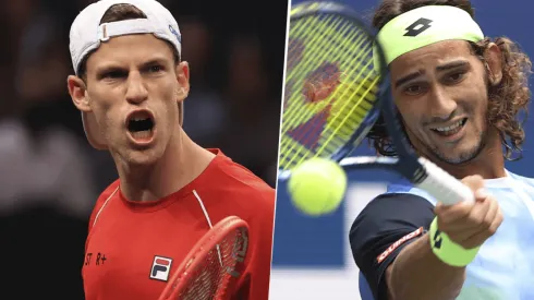 Diego Schwartzman vs. Lloyd Harris por el ATP de San Diego (Foto: Getty Images).
