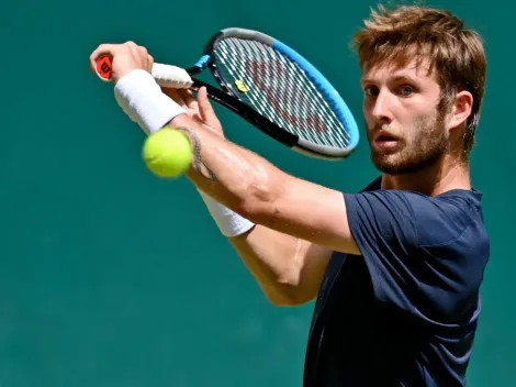 Insólito: todos hablan del curioso saque que un tenista francés intentó en un Challenger