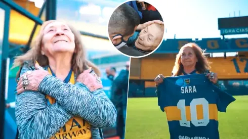 Sara cumplió su sueño y conoció La Bombonera.