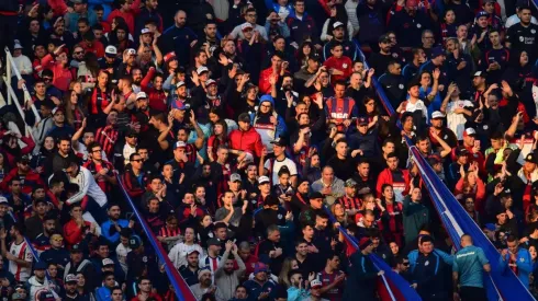 Hinchada de San Lorenzo en el Nuevo Gasómetro (Foto: Getty)