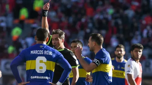 El gesto de Julián Álvarez que no viste en la expulsión de Rojo