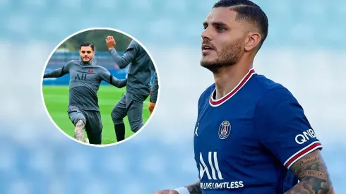 Mauro Icardi se volvió a entrenar junto a sus compañeros del PSG (Foto: Getty Images)