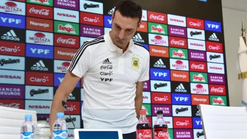 Conferencia de prensa de Lionel Scaloni, DT de Argentina (Foto: Getty Images)