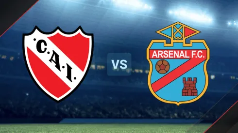 Independiente y Arsenal se enfrentan por la Liga Profesional.