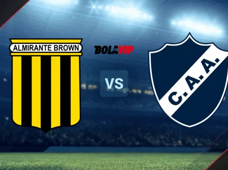 Almirante Brown vs. Alvarado EN VIVO y ONLINE: TV y MINUTO A MINUTO del partido por la Primera Nacional