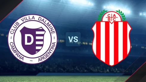Villa Dálmine vs. Barracas por la Primera Nacional.