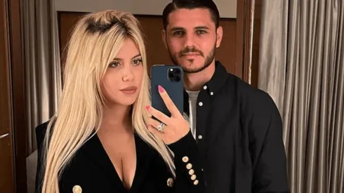 Icardi y una picante foto con Wanda Nara.