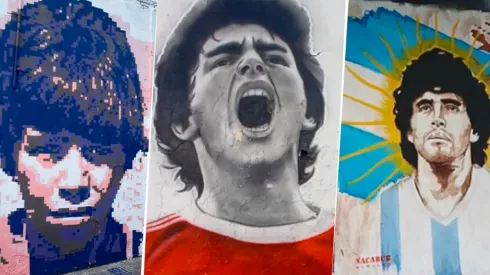 Diego Eterno: el mapa interactivo con los mejores murales de Maradona