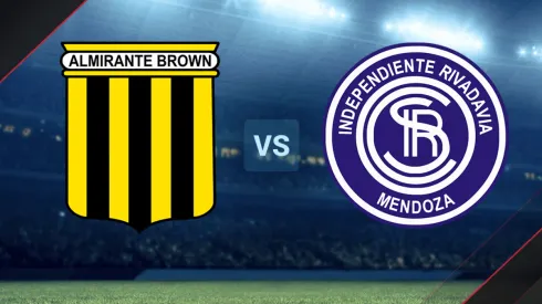 Almirante vs. Independiente Rivadavia por la Primera Nacional.