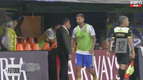 La reacción de Cardona antes de entrar en calor.