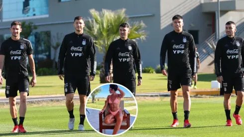 La Navidad romántica del jugador de la Scaloneta y una Leona: "Bombón"