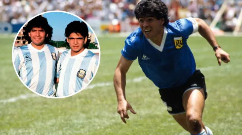 Hugo, importante en el gol de Diego a los ingleses.