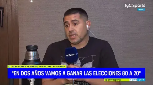 Juan Román Riquelme se refirió a la chance de que Carlos Tevez se integre a su Comisión Directiva.